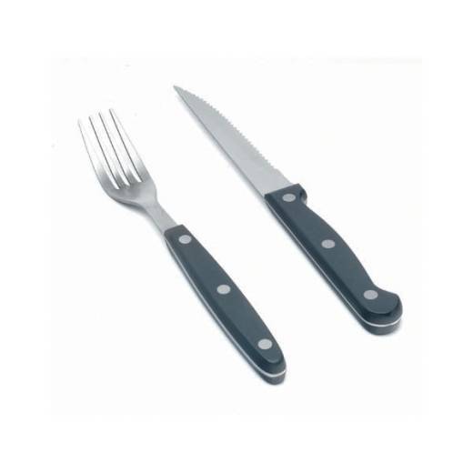 Steak Knife Black Poly Handle (x12)