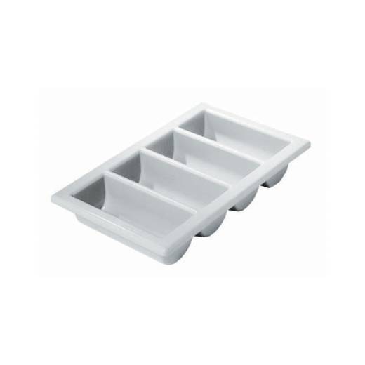 Cutlery Tray/Box 13x21in Grey
