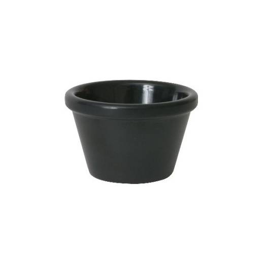 Black Smooth Melamine Ramekin 1.5oz (x12)
