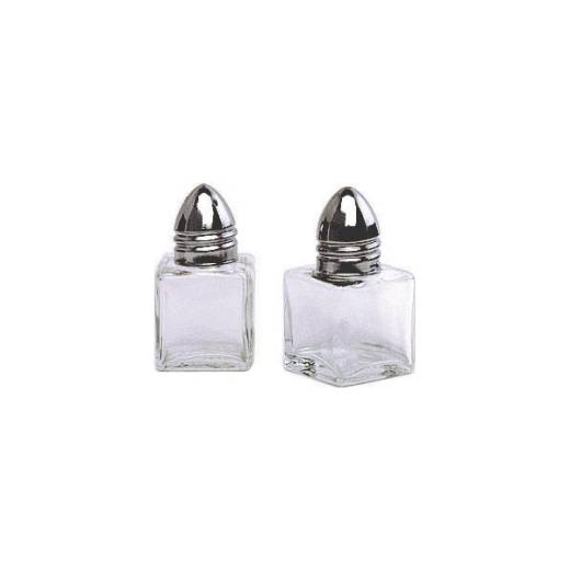 Individual Glass Pepper Pot 30x30x50mm (x48)