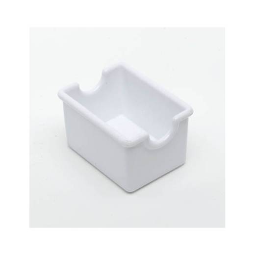 Sugar Packet Holder White SAN Plastic