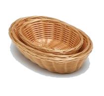 Oval Polywicker Basket 9x6x2.25in (x12)
