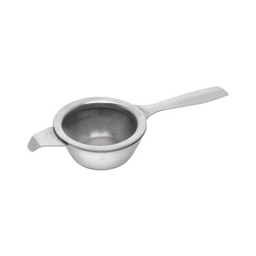 Stainless Steel Tea Strainer & Bowl 14cm