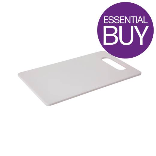 Bartenders Polyethylene Chopping Board 25.4 x15.2cm/10x6in White