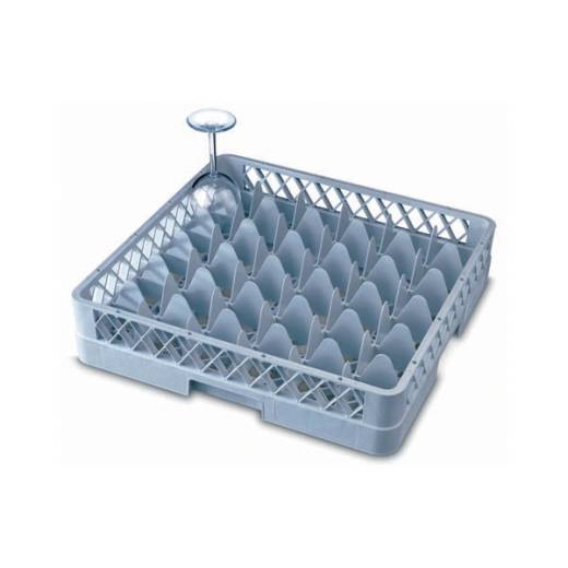 Genware 36 Compartment Glass Rack