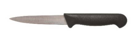 Genware 10.2cm/4in Vegetable Knife Black