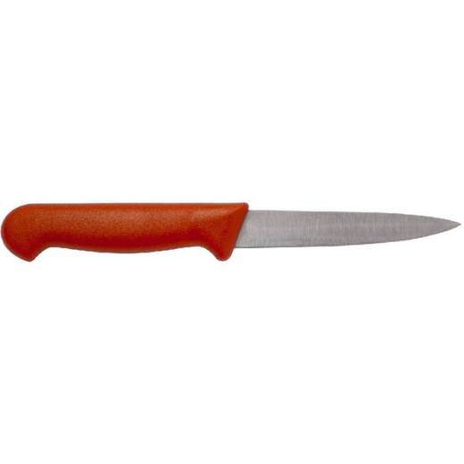 Genware 10.2cm/4in Vegetable Knife Red