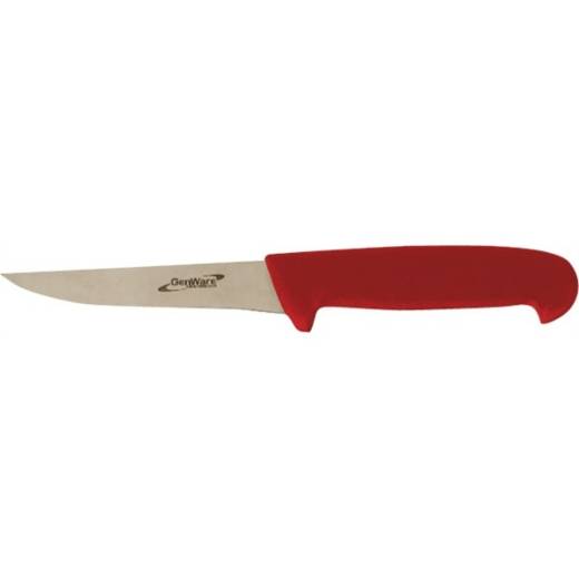 Genware 5in Rigid Boning Knife Red