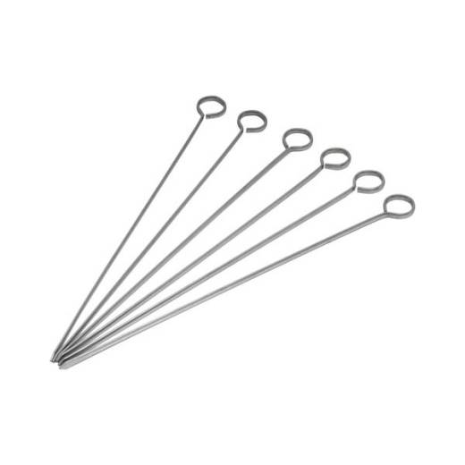 Stainless Steel Skewers 8in/20.3cm (x6)