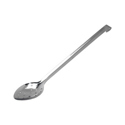 Stainless Steel Perforated Spoon 350mm with Hook End