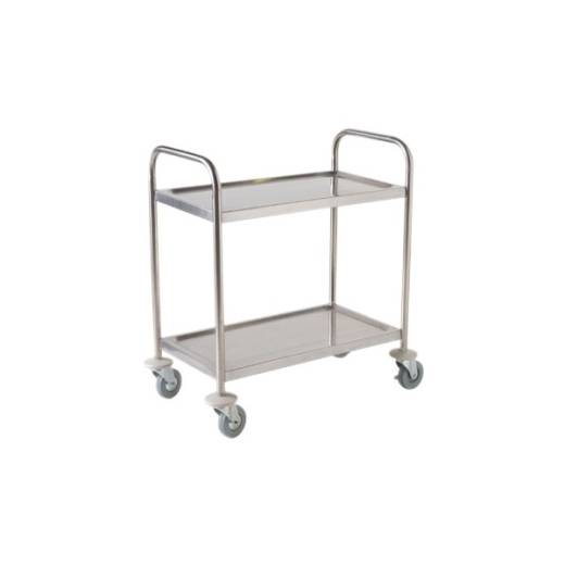 Stainless Steel Trolley - 2 Shelves