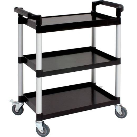 Large 3 Tier Polypropylene Trolley 1020x500x970mm