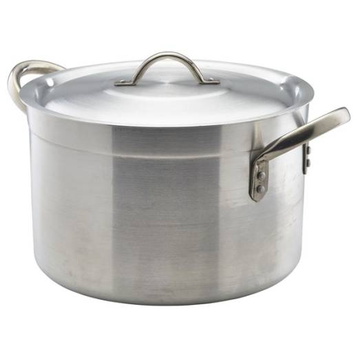 Aluminium Stewpan & Lid 22x14.6cm 5.5L