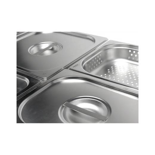 Stainless Steel Gastronorm Lid 2/3