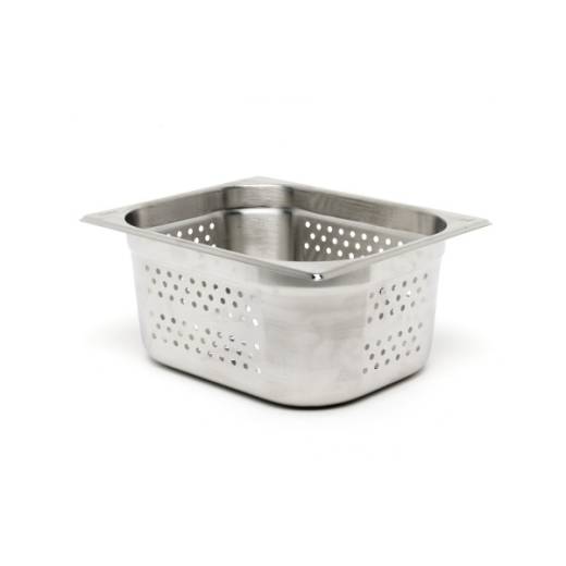 Perforated Stainless Steel Gastronorm Pan 1/2 - 6.5cm Deep