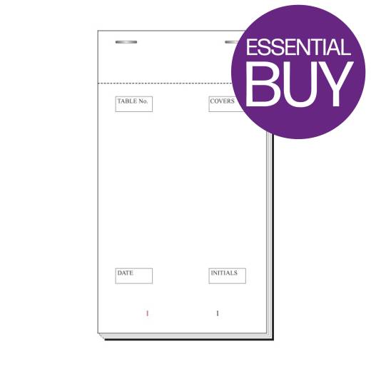 Order Pad 50 Sheet Duplicate Carbon 165x89mm (x100)