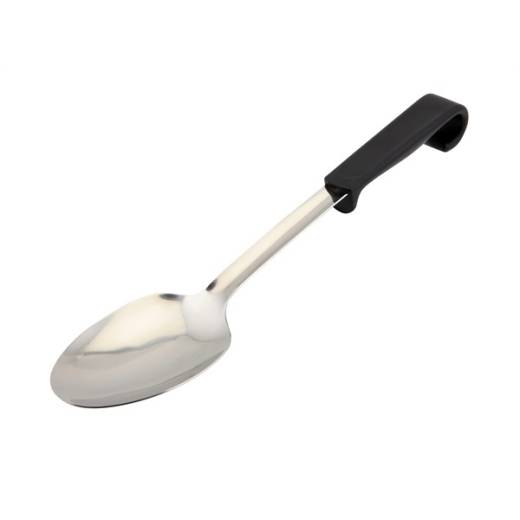 Genware Spoon Plain Plastic Handle Black