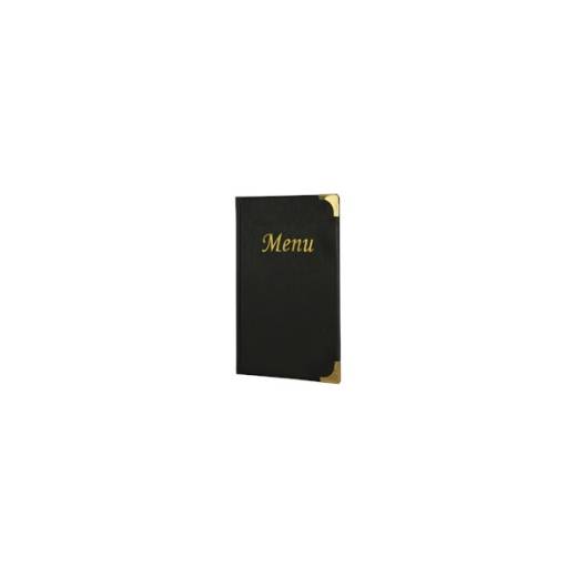 A5 Menu Holder Black 8 page