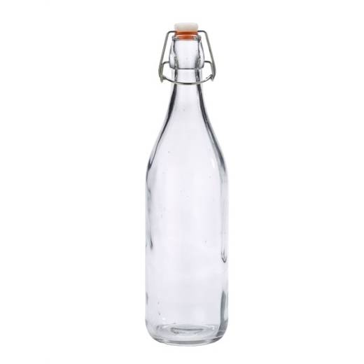 Genware Glass Swing Bottle 1L (x6)