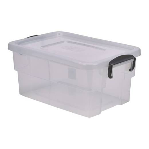 Storage Box with Clip Handles 13L (x4)