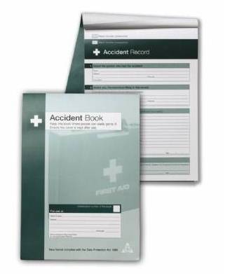 First Aid Accident Book A4