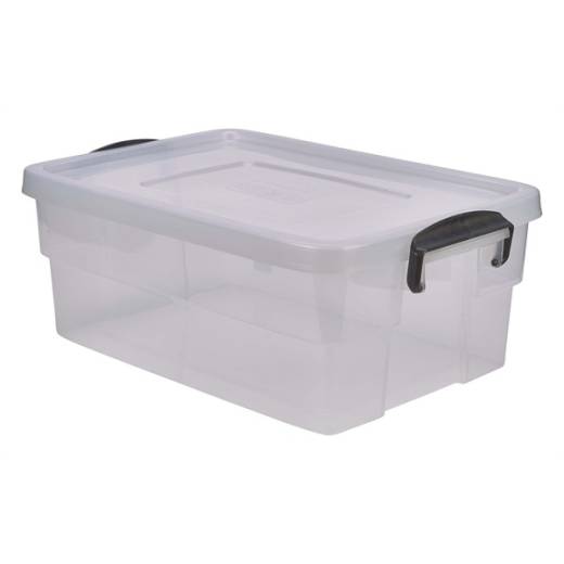 Storage Box with Clip Handles 38L (x4)