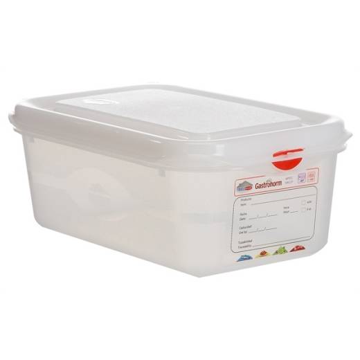 GN Storage Container 1/4 - 10cm Deep 2.8L (x6)