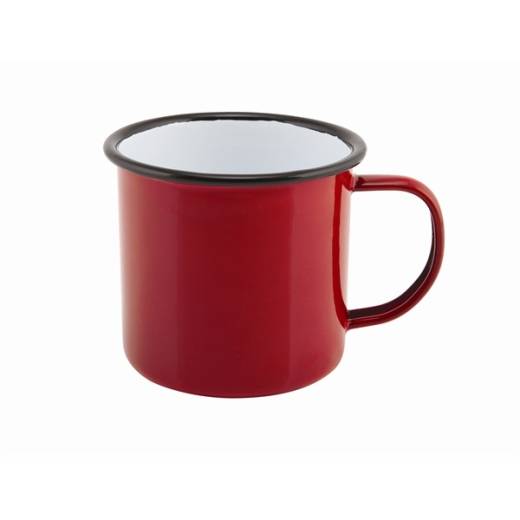 Enamel Mug Red 36cl/12.5oz (x12)