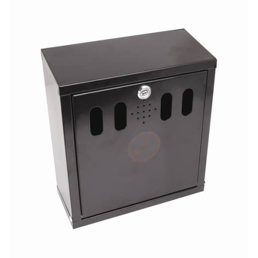Ashtray Genware Black Wall-Mounted