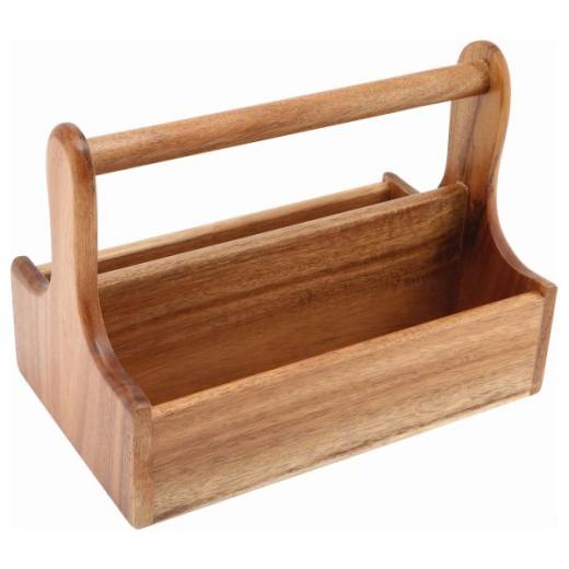 Table Caddy Dark Wood