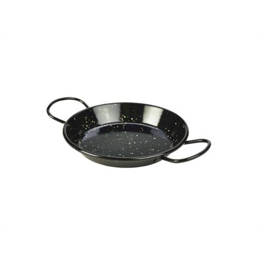 Black Enamel Miniature Paella Pan 15cm (x10)