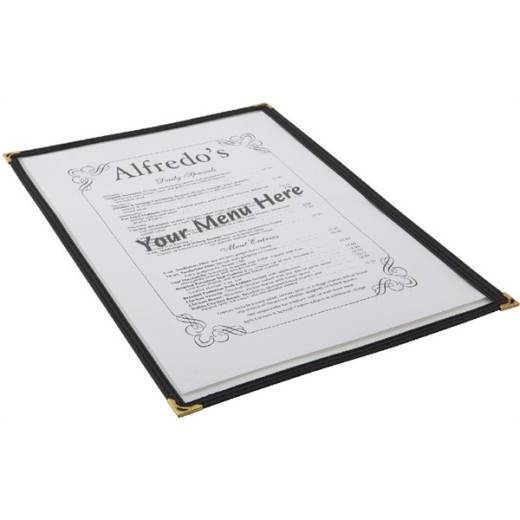 American Style Clear Menu Holder 1 Page