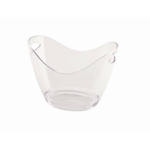 Clear Plastic Champagne/Wine Bucket Small