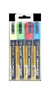 Chalkmarkers Red/Green/Yellow/Blue (Medium)