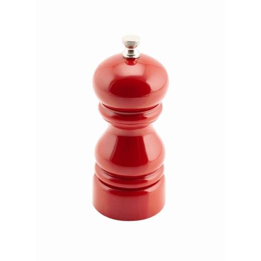 Genware Salt Or Pepper Grinder Red 12.7cm (x6)