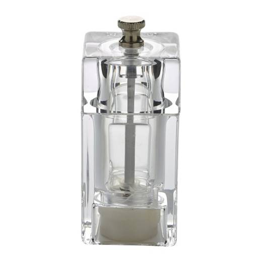 Clear Square Salt/Pepper Grinder 10cm (x12)