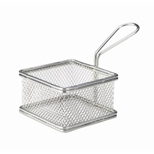 Serving Fry Basket Square 9.5x9.5x6cm (x6)