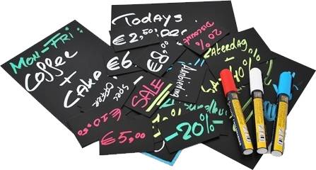 Price Tags A7 x 20 + 1 White Chalkmarker