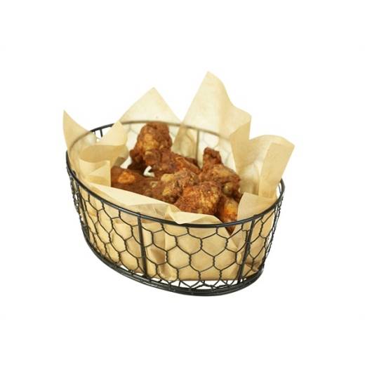 Black Wire Basket 23X17X10.5cm (x6)