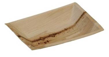 Palm Leaf Rectangular Plate 17x12cm (x200)