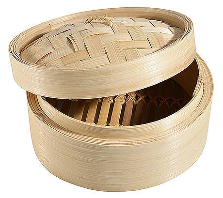 Bamboo Steamer 20cm 2 Tier
