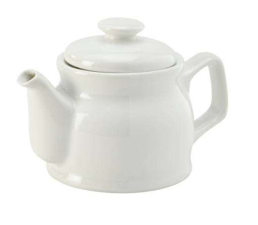 Royal Genware Teapot White 45cl/15.75oz (x6)