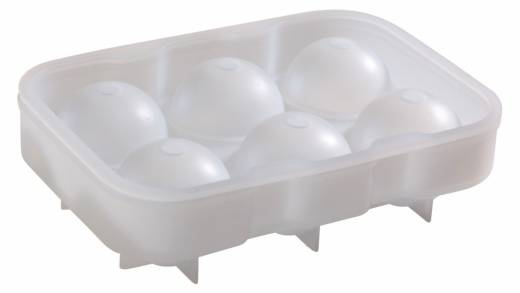 Silicone Ice Ball Mould Grey 8 Cavity 25x12cm