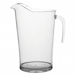 Plastic Jug LCE marked @ 2, 3 & 4 Pint - SAN Plastic (x6)