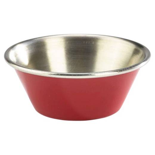 Stainless Steel Ramekin 1.5oz Red (x24)