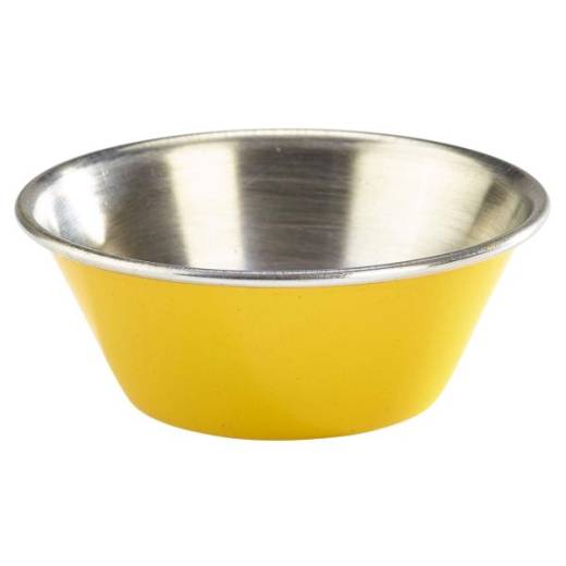 Stainless Steel Ramekin 1.5oz Yellow (x24)