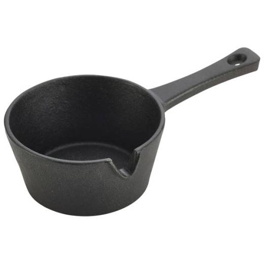 Mini Cast Iron Saucepan 9.7x4.5cm (x6)