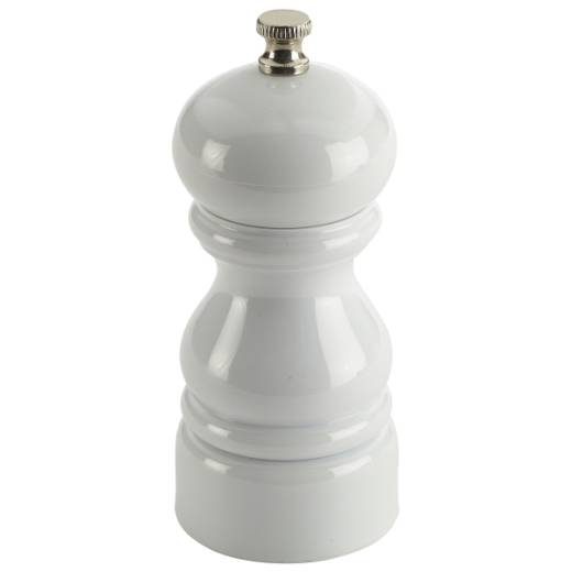 Genware Salt Or Pepper Grinder White 12.7cm (x6)