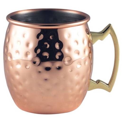 Copper Barrel Mug 40cl/14oz Hammered