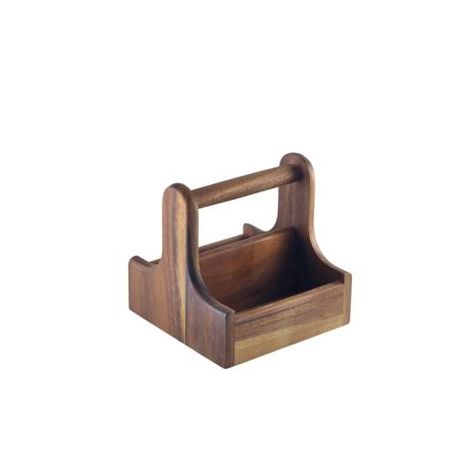 Table Caddy Small Dark Wood